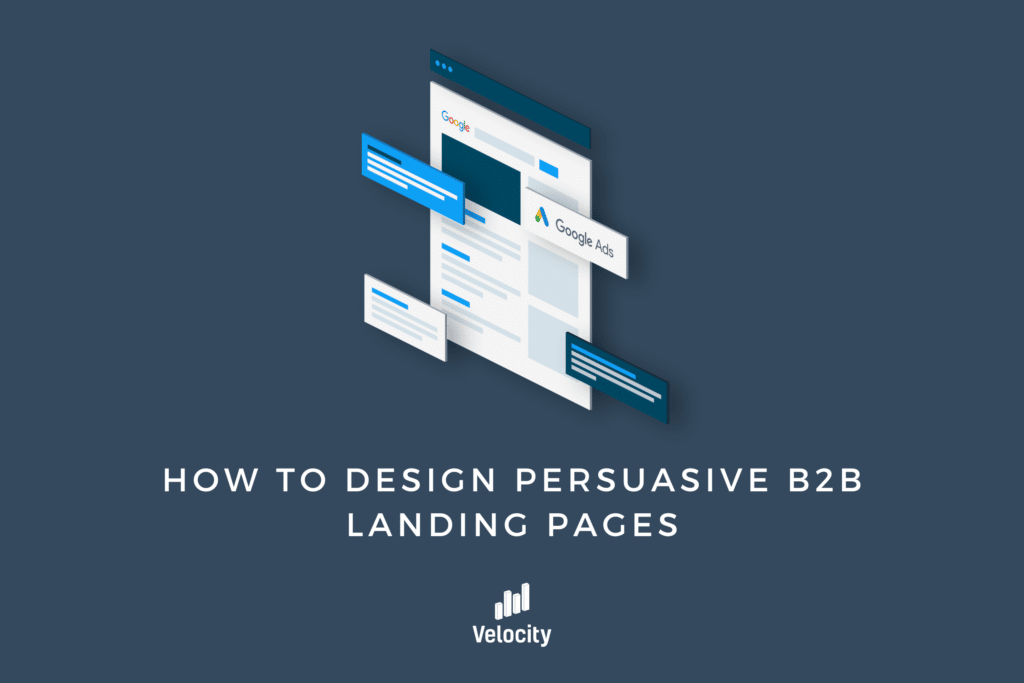 b2b landing page design