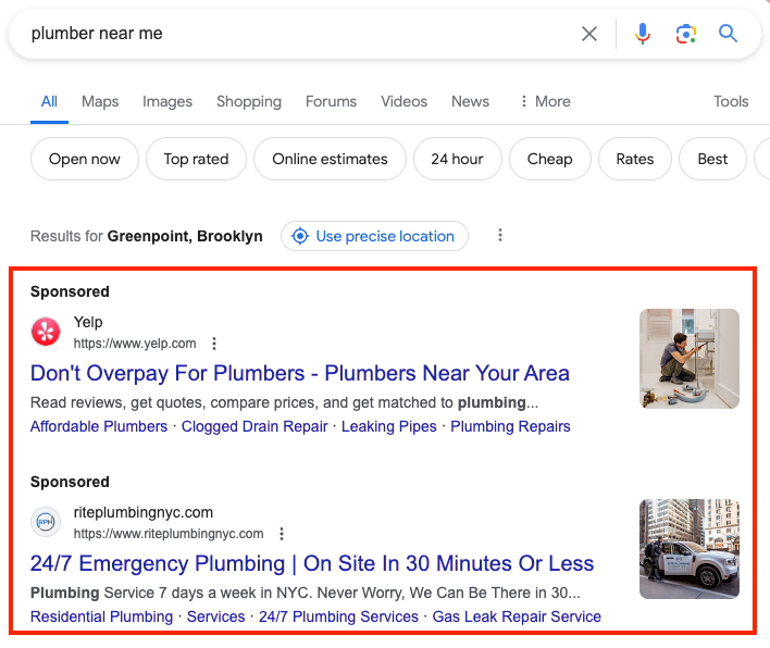 google ads vs local services ads