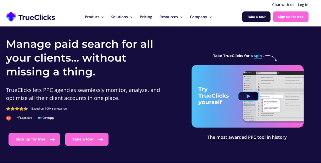 trueclicks google ads optimization software