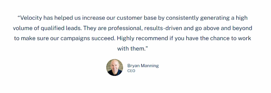 Bryan Testimonial