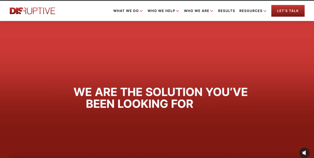 disruptive advertising paid search agency