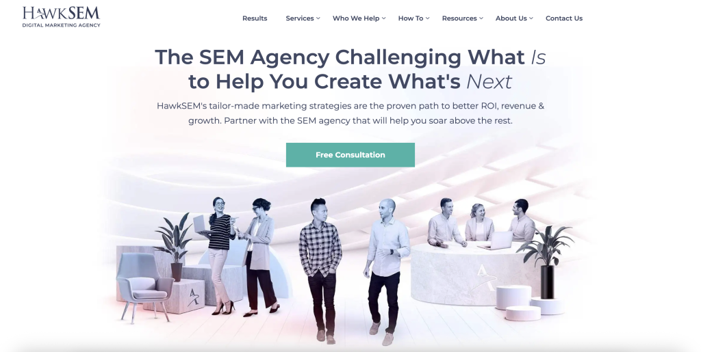 hawksem paid search agency