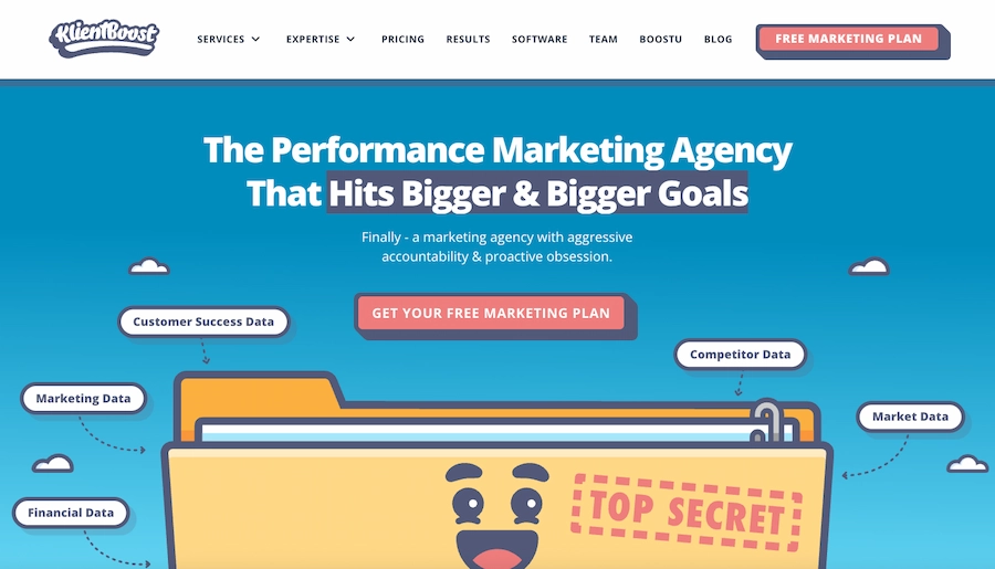 klientboost paid search agency for saas