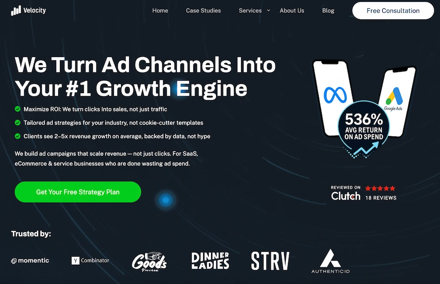 velocity paid search agency for saas